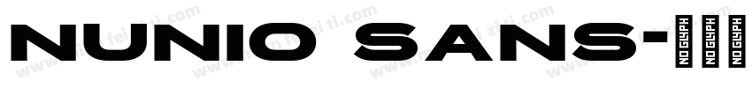 nunio sans字体转换